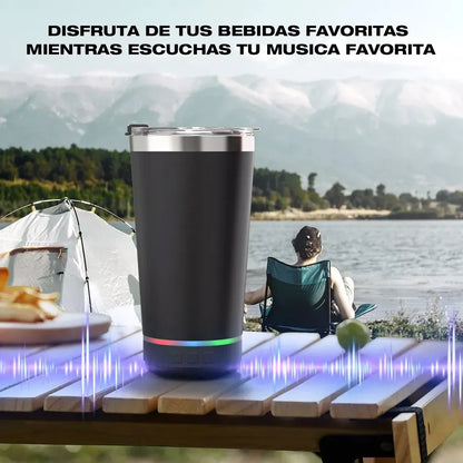 Vaso con Bocina Bluetooth