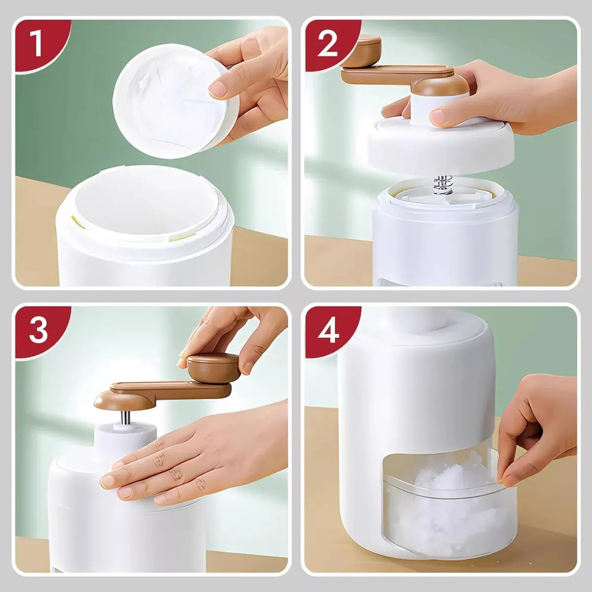 Trituradora de Hielo Manual – 500 ml