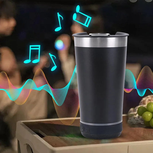Vaso con Bocina Bluetooth